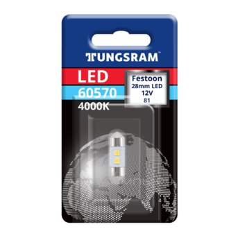 Tungsram C5W LED Festoon T8,2x28 4000K
